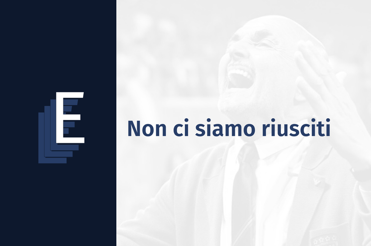 Europa: non ci siamo riusciti